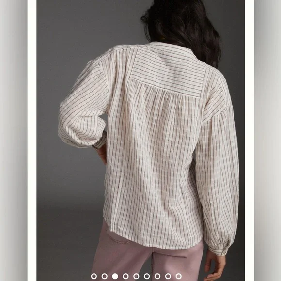 Anthropologie Pilcro Brianna Ruffled Blouse - Picture 5 of 12